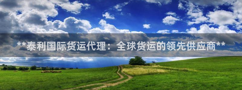 尊龙凯时的最新消息：**泰利国际货运代理：全球货运的领先