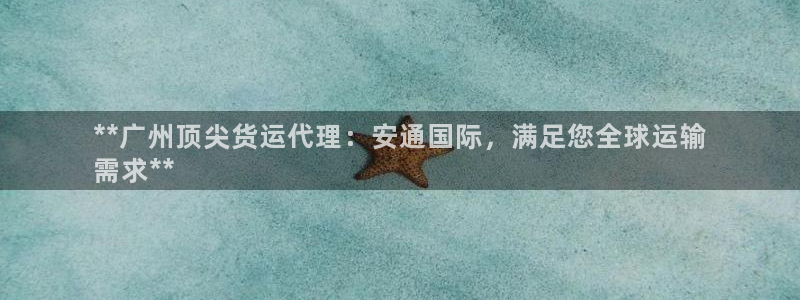 尊龙官网网页版：**广州顶尖货运代理：安通国际，满足您全