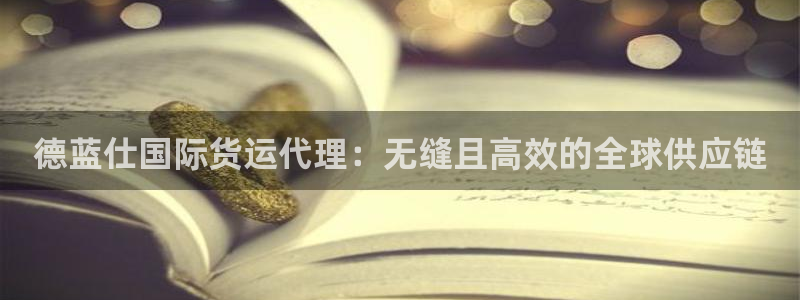尊龙AG旗舰厅APP：德蓝仕国际货运代理：无缝且高效的全