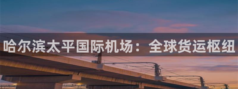 尊龙2021年最新消息：哈尔滨太平国际机场：全球货运枢纽