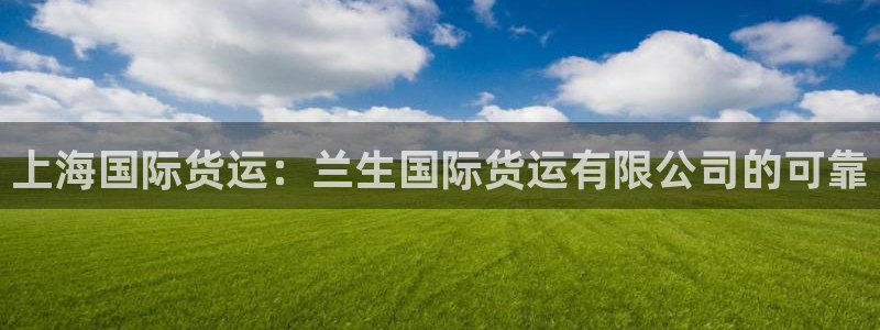 尊龙凯时有没有出不了款的情况：上海国际货运：兰生国际货运