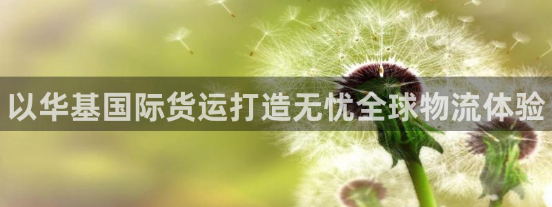 尊龙凯时人生就是搏平台：以华基国际货运打造无忧全球物流体