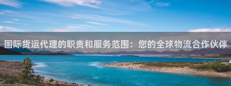 尊龙凯时官网：国际货运代理的职责和服务范围：您的全球物流