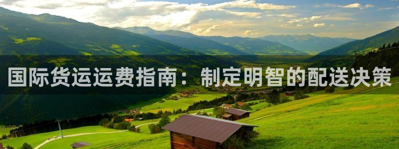 尊龙d88官网so问来就送38：国际货运运费指南：制定明