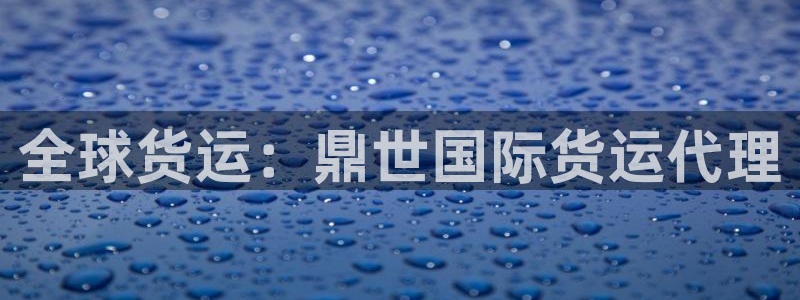 尊龙人生就是博一下阿扎尔：全球货运：鼎世国际货运代理